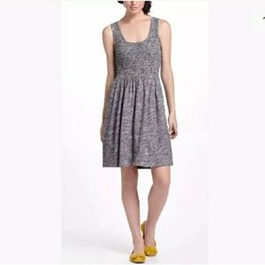 Anthropologie Saturday Sunday Smocked Gray Dress L